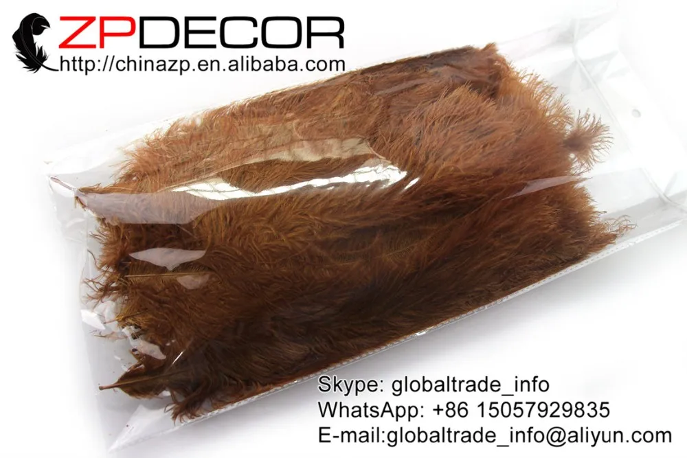 25-30CM Brown Dyed Ostrich feather (7)