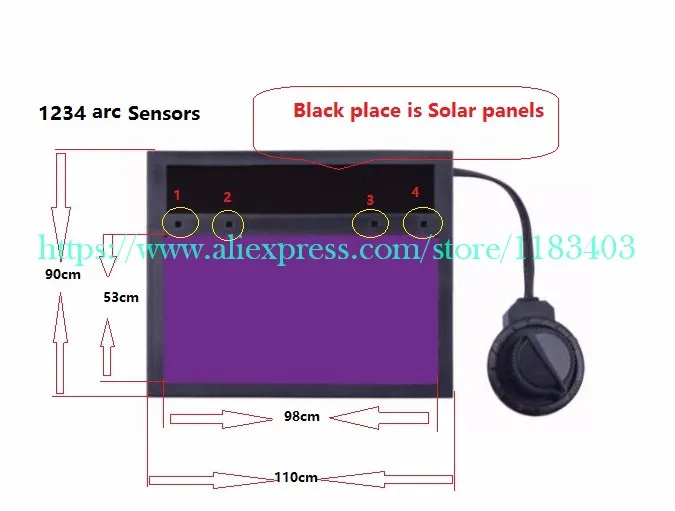 4 датчика дуги прохладный сварочные маски солнечная батарея автоматического затемнения TIG MIG мма MAG сварочные маски / сварщик колпачок жк