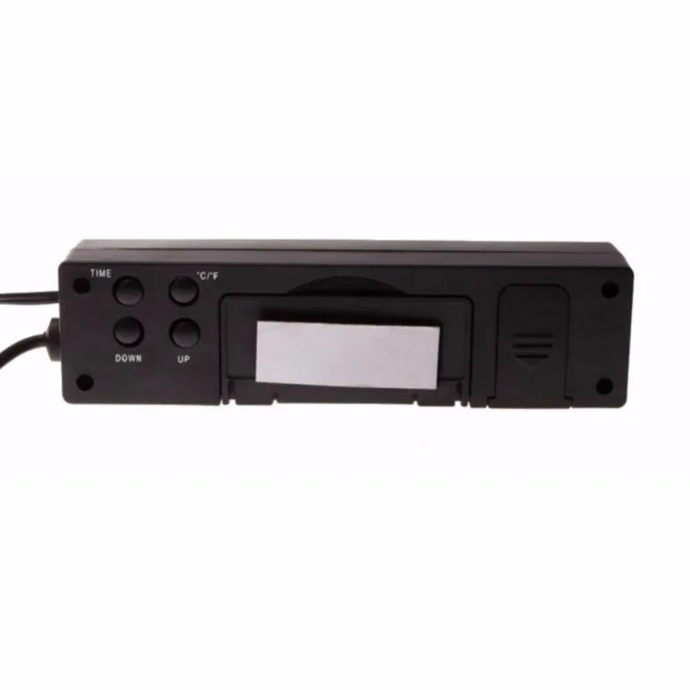  OELL High Quality 3in1 Digital LCD Clock Screen Car Auto Vehicle Time Clock Thermometer Voltage Two