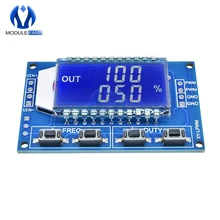 Генератор сигналов PWM частота импульсов рабочий цикл регулируемый модуль ЖК-дисплей Дисплей 1Hz-150Khz 3,3 V-30 V PWM плата Модуль гибкий кабель