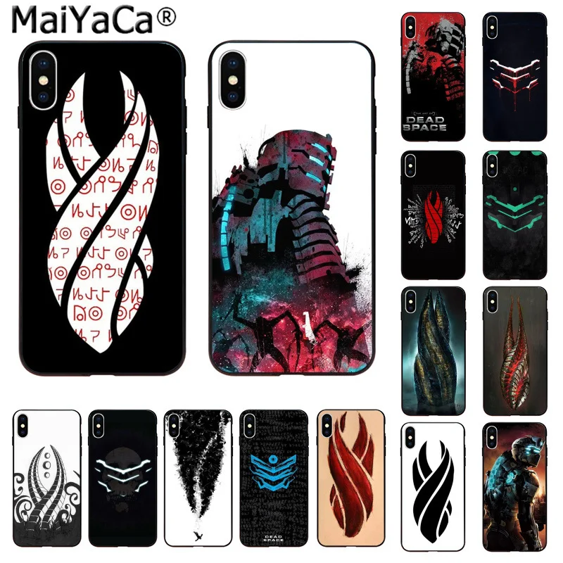 

MaiYaCa dead space Pattern TPU Phone Accessories Cell Phone Case for iphone 11 pro X XS MAX 66S 7 7plus 8 8Plus 5S XR