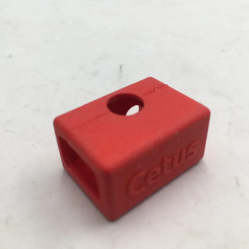 

2pcs silicone socks for Cetus 3d printer heating block, made by Tiertime