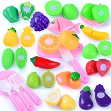 A simulação das crianças pode cortar frutas e legumes cozinha brinquedos puzzle bare bulk granel atacado jogar brinquedo a granel