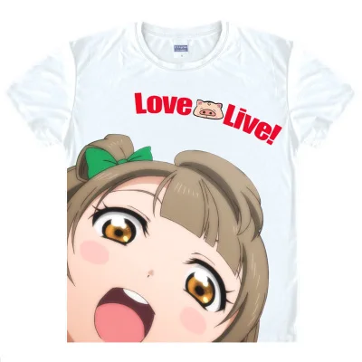 Love Live! School Idol Project Characters T-Shirts Love Live! School Idol Project Characters T-Shirts