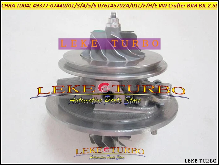 TD04L 49377-07440 49377-07401 076145702A 076145701L Turbo  CHRA Turbocharger For VW Crafter 2006- BJM BJL R5 2.5L TDI LT3 Euro4 2.5L (2)