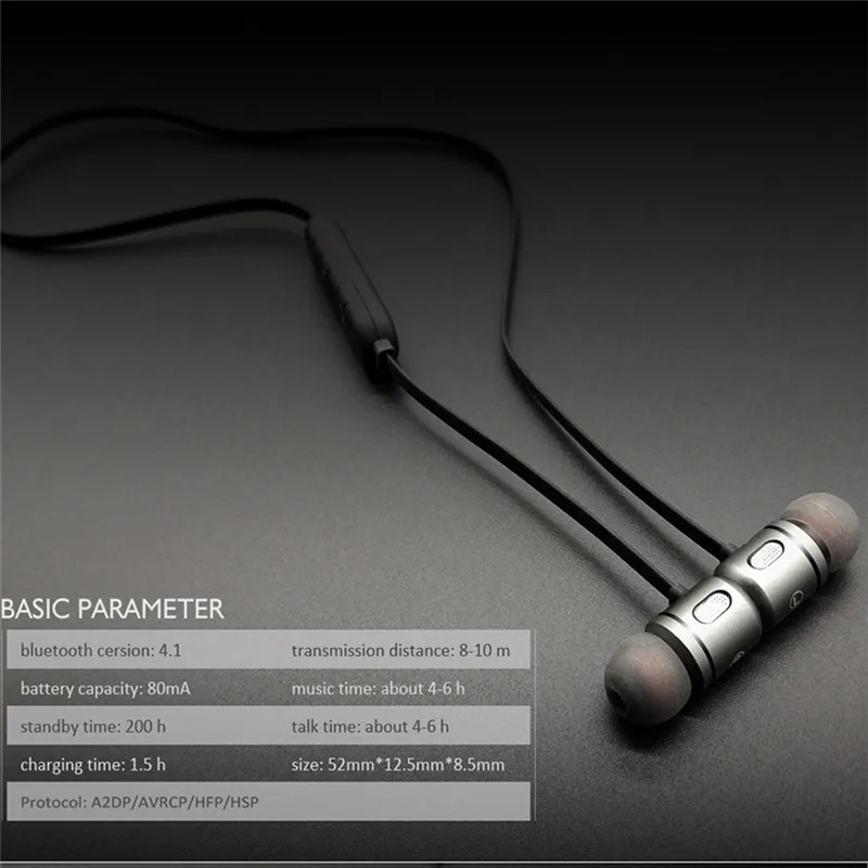 Magnetic Wireless+Wired Bluetooth In Ear Headset Stereo Bass Earbuds Sports Earphones Standby Time 150 h Magnetic Wireless+Wired Bluetooth In Ear Headset Stereo Bass Earbuds Sports Earphones Standby Time 150 h