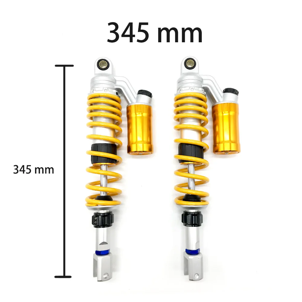 Мотоциклетный задний амортизатор подвески Универсальный 340 мм 345 мм 360 мм отскок демпфирования отрегулирован для Yamaha Honde Suzuki Kawasaki