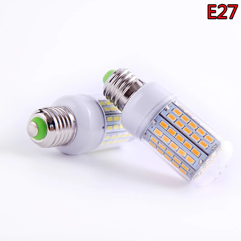 SMD 5730 E27 E14 IC умный светодиодный светильник 220 в 230 в 240 В энергосберегающий светодиодный светильник кукурузный светодиодный светильник Рождественская Люстра для домашнего освещения