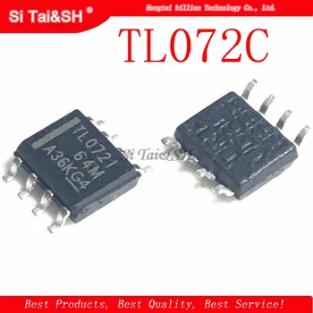 

10PCS TL072CDR SOP8 TL072C SOP TL072 SMD 072CDR SOP-8 TL072CDT TL072C