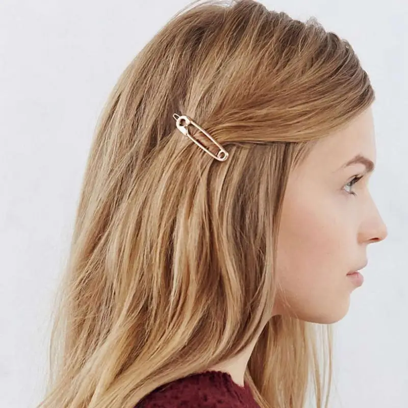 New Fashion Pin shaped Bobby Hair Pin Barrette Clip Hairpin Stick