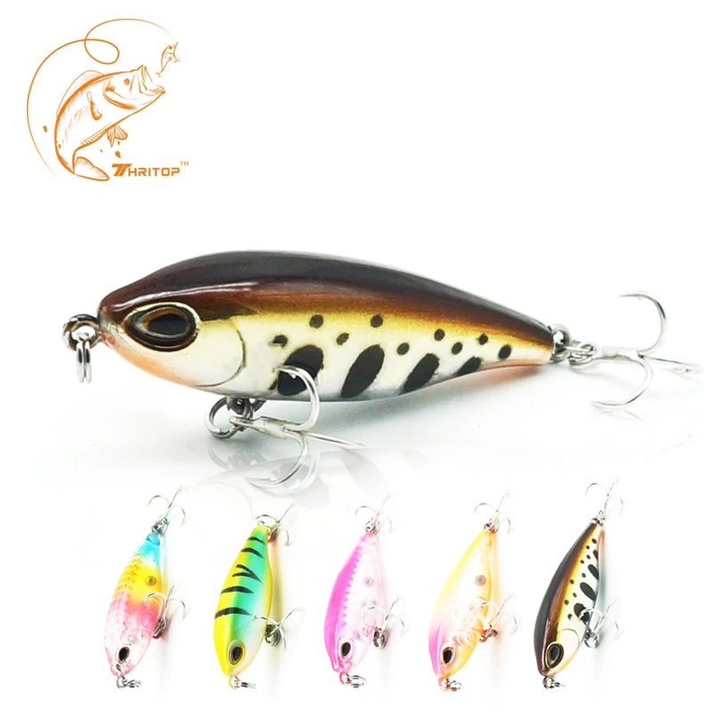  Thritop Fishing Lure Pencil Quality Professional Bait 5cm 3g 5 Colors For Option Swim Bait TP056 Fi