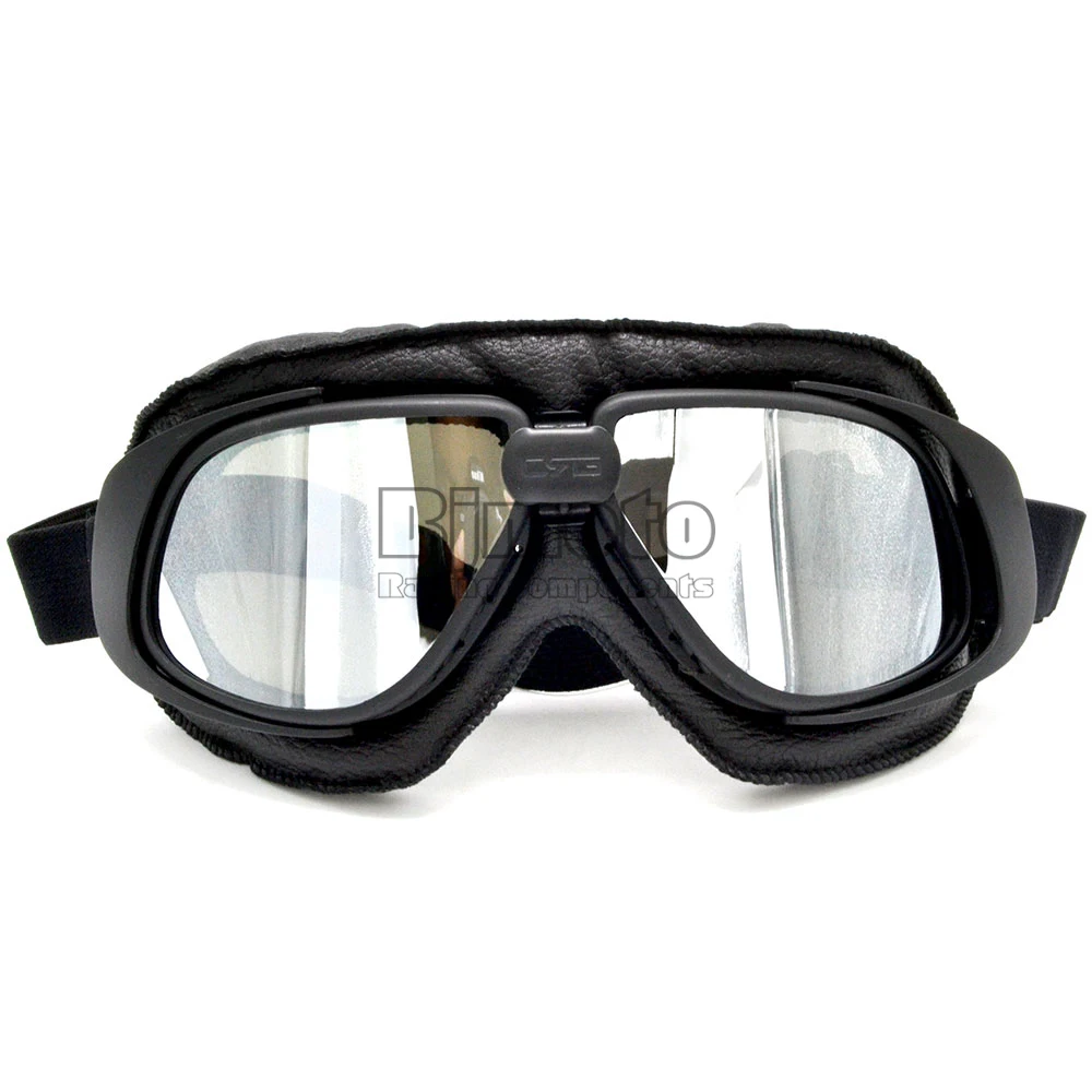 Bjmoto винтажные мотоциклетные очки, спортивные очки для harley, винтажные защитные очки пилота, внедорожный велосипед, скутер для вождения
