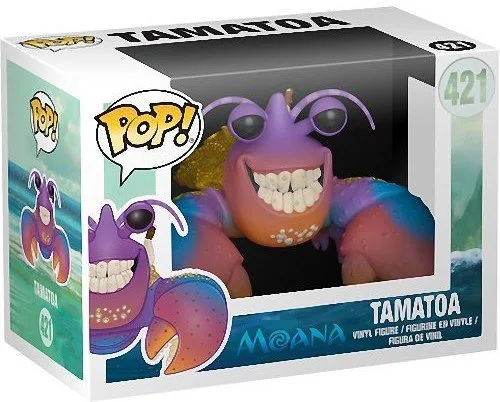 

Funko pop Official Moana - Tamatoa Vinyl Action Figure Collectible Model Toy with Original Box