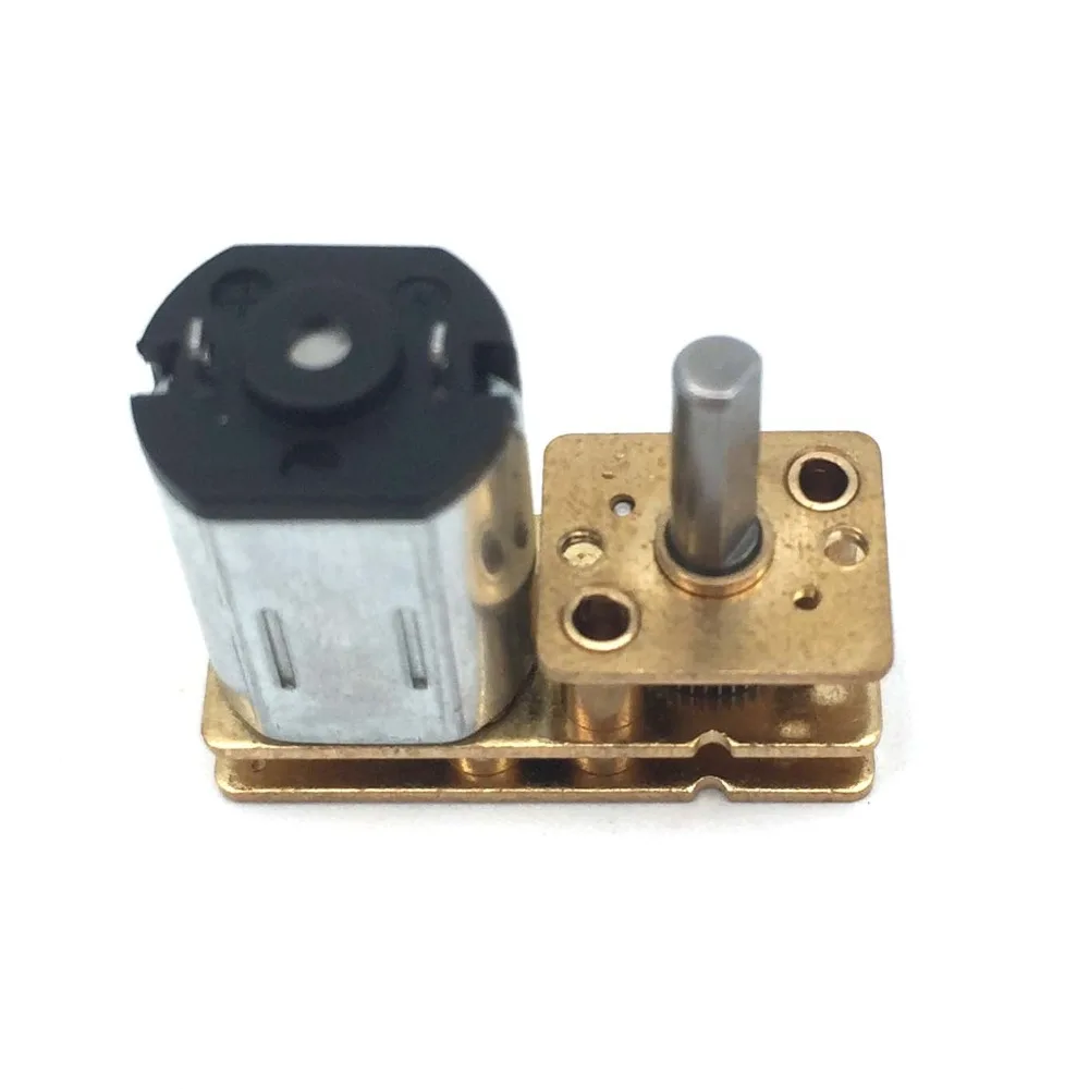 Micro eléctrico, velocidad de Motor DC 12 V 60/100/150/200/300/400/500 rpm N20 reductor de engranajes Motor para coche Robot engranaje de reducción Motor