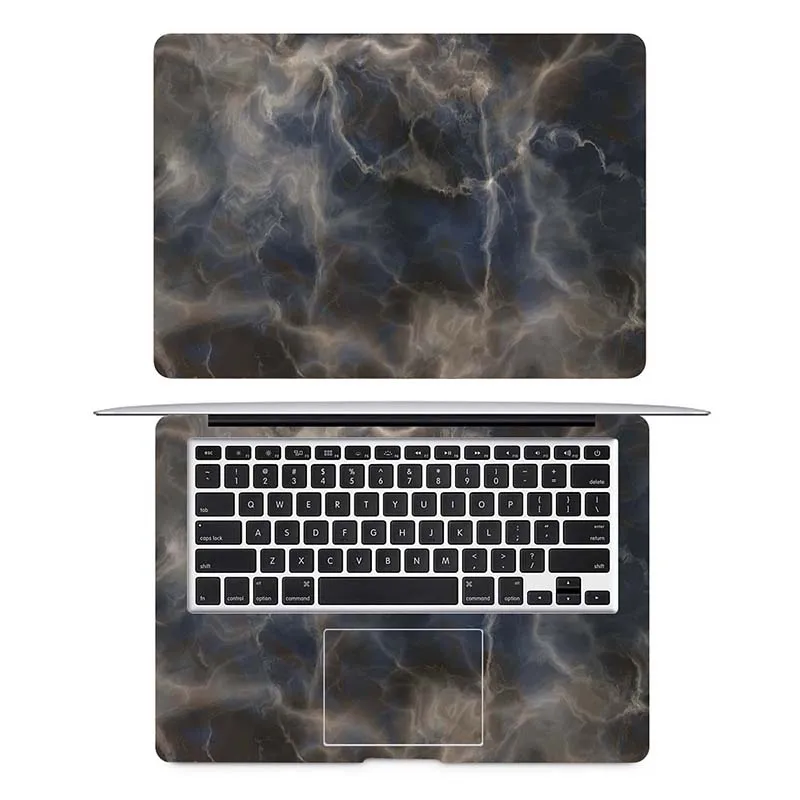 Мрамор кожи ноутбук полное покрытие кожи для MacBook Air Pro Retina 11 12 13 15 дюймов Mac Dell HP Ми тетрадь Защитная Наклейка Наклейки - Цвет: AC side