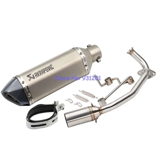 For Honda Pcx 125 Pcx 150 Akrapovic Motorcycle Exhaust Pipe Full