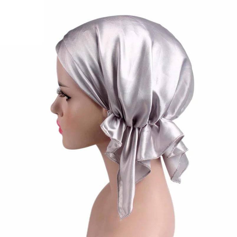 Women Summer  Hats Fashion Casual New Arrivals Cancer Chemo Hat Beanie Scarf Turban Head Wrap Cap Hot Sale Hats #J19 (11)