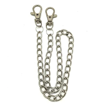 

Fashion Punk Hip-hop Belt Waist Chain Male Pants Chain Trousers Chain Silver Hot Men Jeans Silver Metal Accessories Jewelry