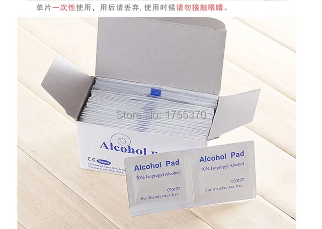 36 PCS Antiphlogosis Isopropyl Alcohol Swab Pads Piece Wipe Antiseptic Skin Cleaning Care First Aid 4