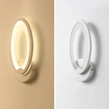 

LED Wall Lamp Simple Acrylic Tree Leaf Shape Bedroom Corridor Aisle Light ALI88