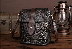 Женская сумка-мешок ручной работы из натуральной кожи с цветным блоком, винтажная женская сумка-мессенджер, маленькая сумка на плечо