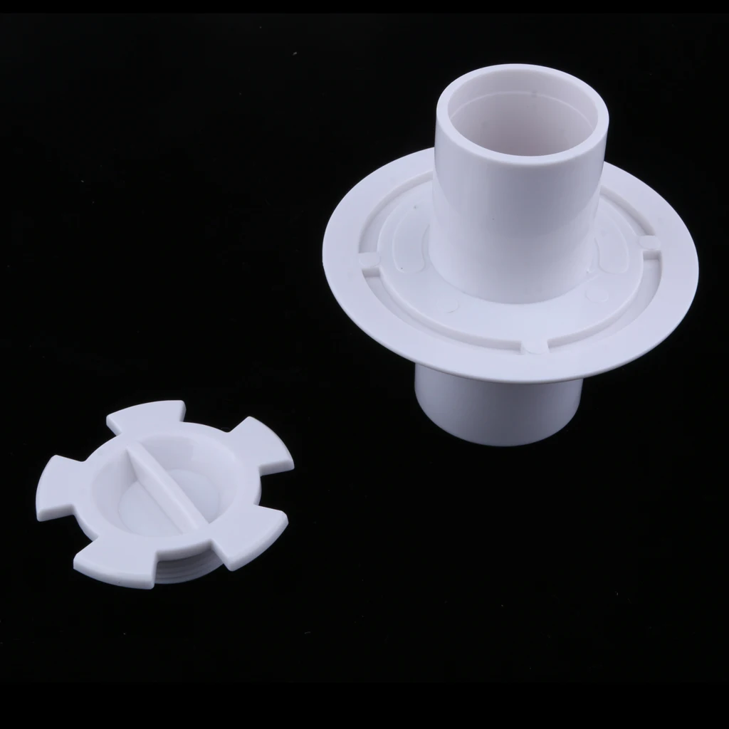 Swimming Pool ABS Clean Out Drain Nozzle Receptacles Vacuum Fittings For Concrete Pool Accessories