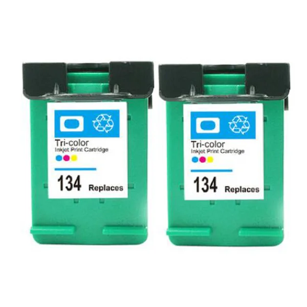

2PCS Compatible printer cartridge for HP 134 ink for hp134 C9363HE for HP Deskjet 6940 5943 5940 6943 6983 6543 6843 7313