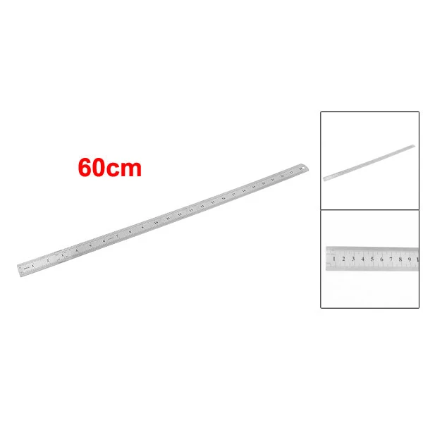 SOSW-нержавеющая сталь 60 см 24,6 дюйма измерительная длинная прямая Линейка