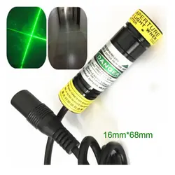 Трава зеленая крест лазерный модуль Диод лазерный маркировщик свет 20-30 мВт 510nm