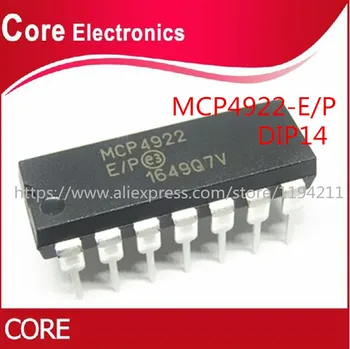 

5pcs MCP4922-E/P MCP4922 4922-E/P DAC 12BIT DUAL W/SPI 14DIP Best quality