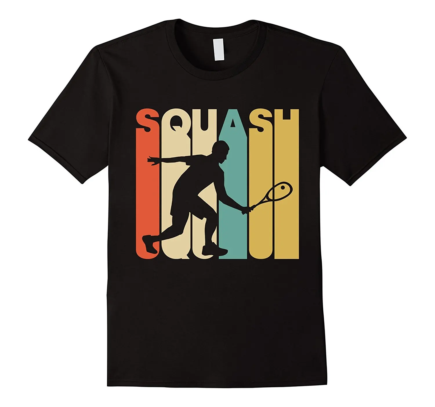 Vintage Style Squash Silhouette T Shirt Loose Short Sleeve Cute Style T