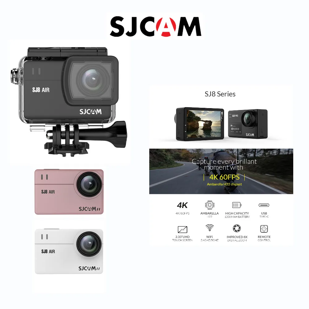 SJCAM SJ8 серии 1200mAh литий-ионный дополнительный аккумулятор для SJ8 Pro/SJ8 Plus/SJ8 Air Actioin камеры