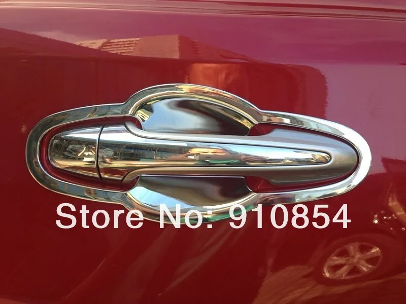 8 pieces set Chrome font b Car b font styling Outer Auto Side Door Handle Caps