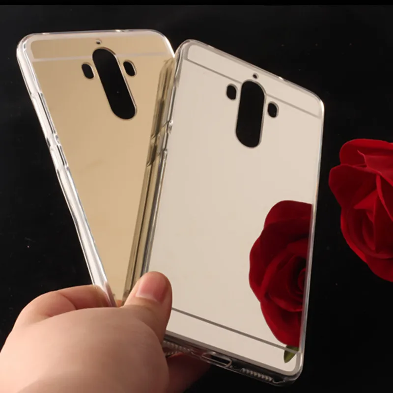 Противоударный зеркальный Мягкий силиконовый чехол из ТПУ для Huawei P20 Lite Pro P10 Plus P8