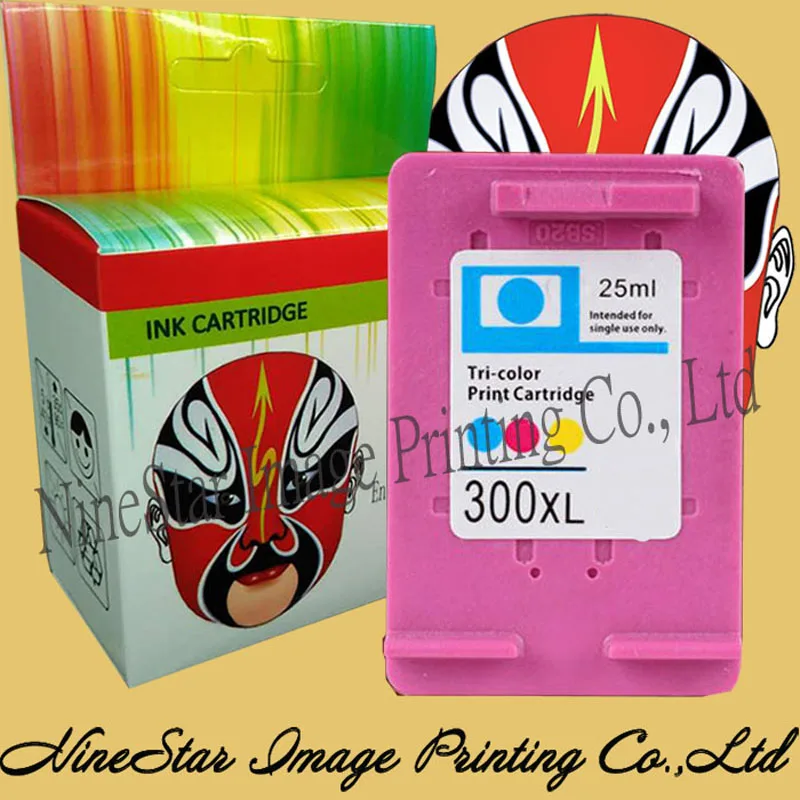Цветной картридж для HP 300 300XL цветные чернила HP300 D1660 D2560 D2660 D5560 F2420 F2480 F2492 F4210 F4224 F4272