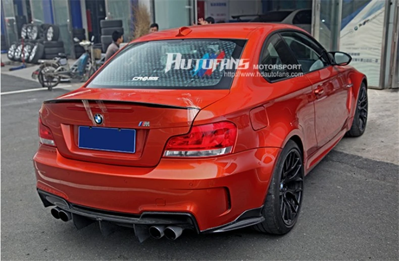 Спойлер HLONGQT из углеродного волокна для BMW E82 M1 COUPE 2007 2017 высококачественные