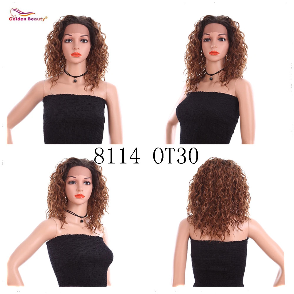 curly lace front wig