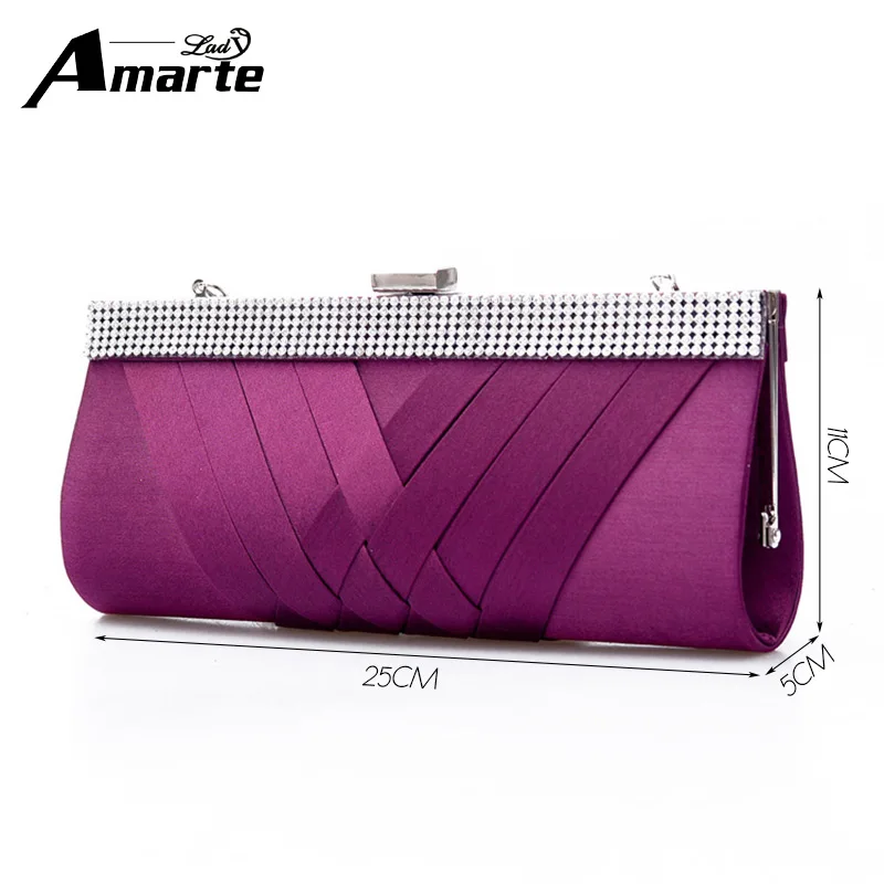 

women's messenger bag fashion Women high quilty wedding evening bag shoulder crossbody bag day clutches amarte brand handbag