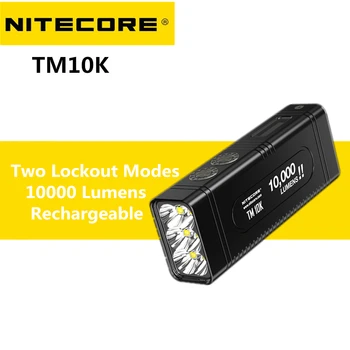 

NITECORE TM10K 10000 Lumens CREE XPH35 HD Highly energizing and revolutionary 21700 battery High Brightness level customization