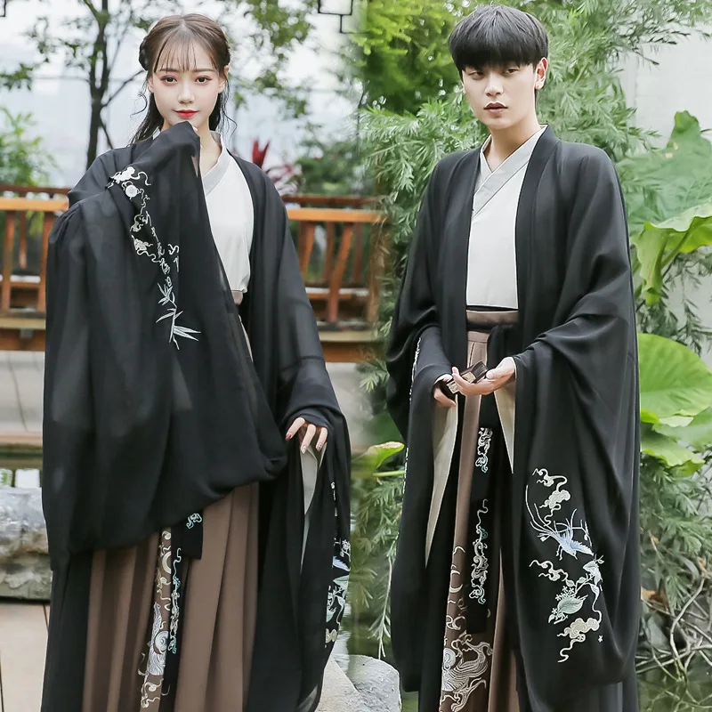 Костюм Hanfu DN3506 для мужчин и женщин одежда представления на сцене в китайском