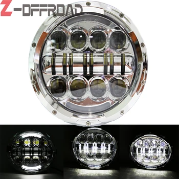 

7" LED Projector offroad Driving Lighting 7inch LED DRL Headlights bulb replacement lamp for Jeep Wrangler JK CJ LJ Hummer H1 H2