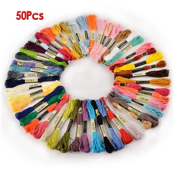 

50 skeins embroidery floss embroidery 8m 6-ply Multicolor color colorful