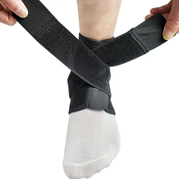 Verstelbare Enkel Outdoor Sport Enkelblessure Voetbal Basketbal Band Ondersteuning Elastic Brace Guard Protector