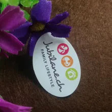 Овальная форма 35x25 мм наклейка этикетка индивидуальный дизайн логотипа полноцветный логотип белые обои высокого качества Быстрая скорость дешевая цена