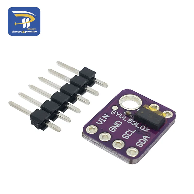 

GY-530 Original VL53L0X World smallest Time-o f-Flight (ToF) laser ranging sensor 2.8 - 5V IIC Communication For Arduino