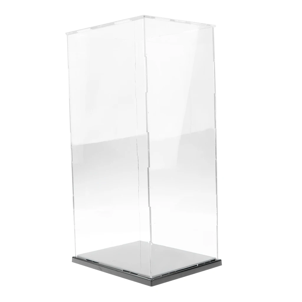 19x15x37cm Figures Model Transparent Display Show Case Small Acrylic Box Doll Model Display Box