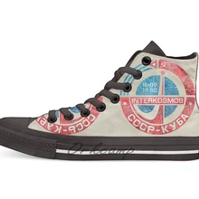 Interkosmos CCCP Cuba V01 Дизайн Повседневная парусиновая обувь на заказ Прямая поставка