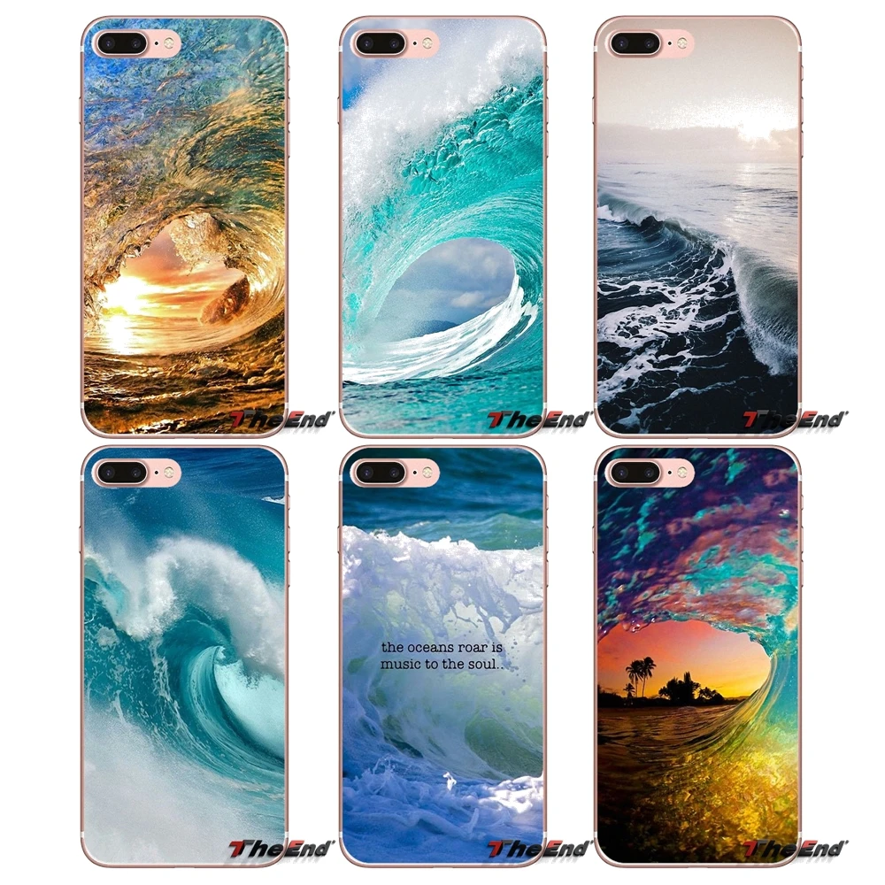 Чехол для HTC One M7 M8 A9 M9 M10 E9 Plus Desire 630 530 626 628 816 820 Motorola G G2 G3 Summer nature sea blue Ocean Waves |