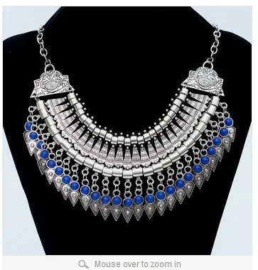 Горячая винтажное серебряное ожерелье с воротником богемное колье-чокер с кисточкой для монет женское Макси ожерелье