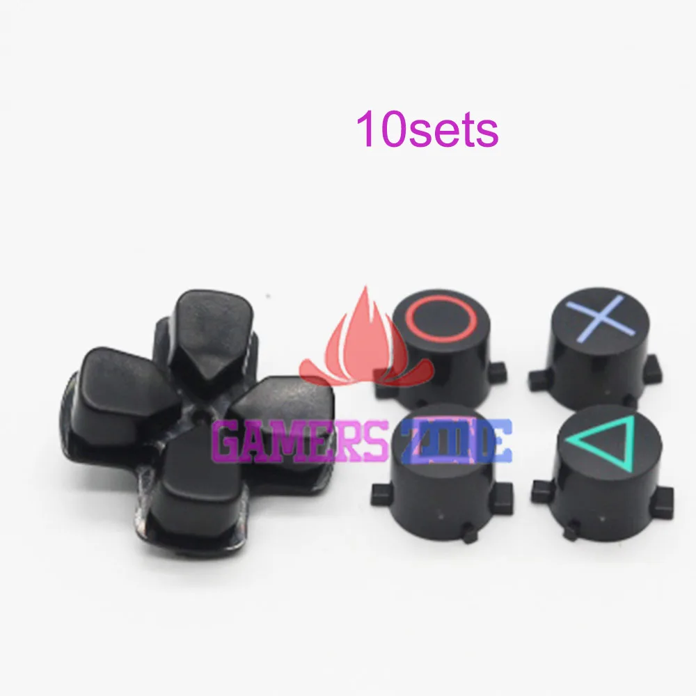 10 комплектов для контроллера PS4 D-Pad Circle Square Triangle X Button Kit | Электроника